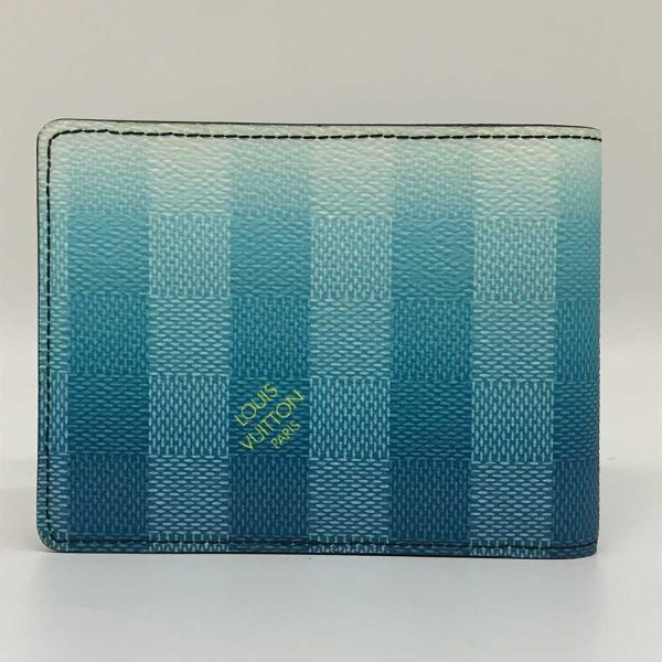 3 lv240523 2 01 LOUIS VUITTON Multiple Wallet Damier Stripe Blue