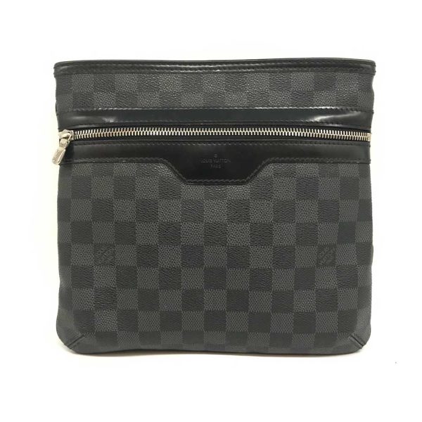 3 lv240530 5 LOUIS VUITTON Thomas Damier Graphite Black Shoulder Bag