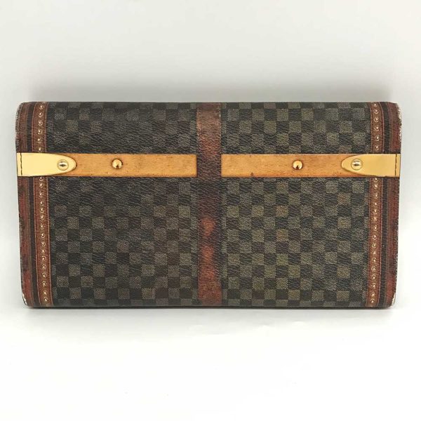 3 lv240530 7 01 LOUIS VUITTON Portefeuille Sarah Twist Damier Brown M63778