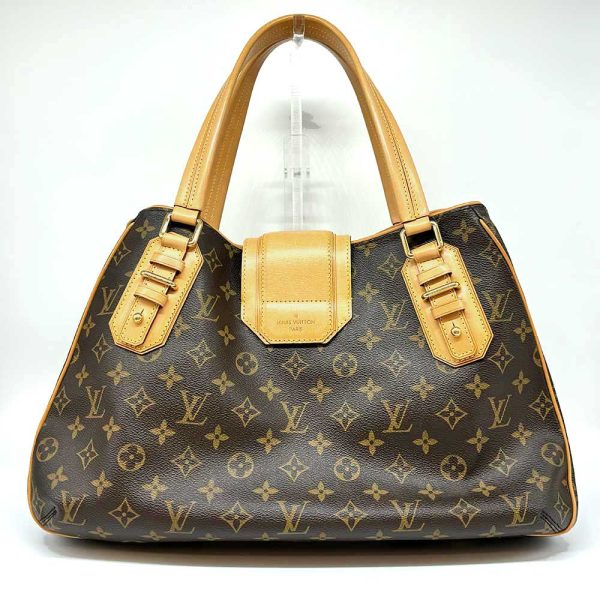 3 lv240607 1 01 Louis Vuitton Tote Bag Monogram Greed Brown