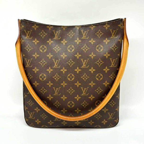 3 lv240607 2 LOUIS VUITTON Looping GM Shoulder Bag Brown M51145