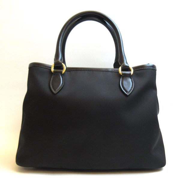 3 pr210609 1u 01 Prada Nylon 2way Nero Black Tote Handbag