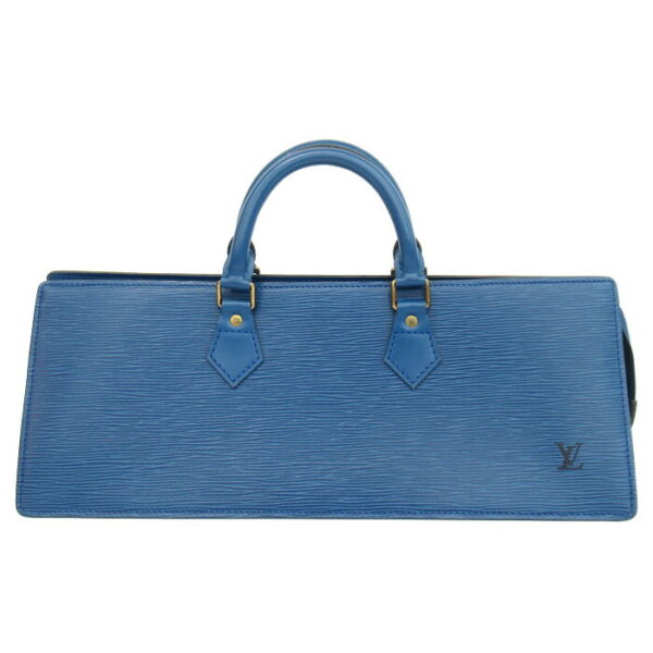 3100314 118 1 Louis Vuitton Sac Triangle Epi Shoulder Bag Blue