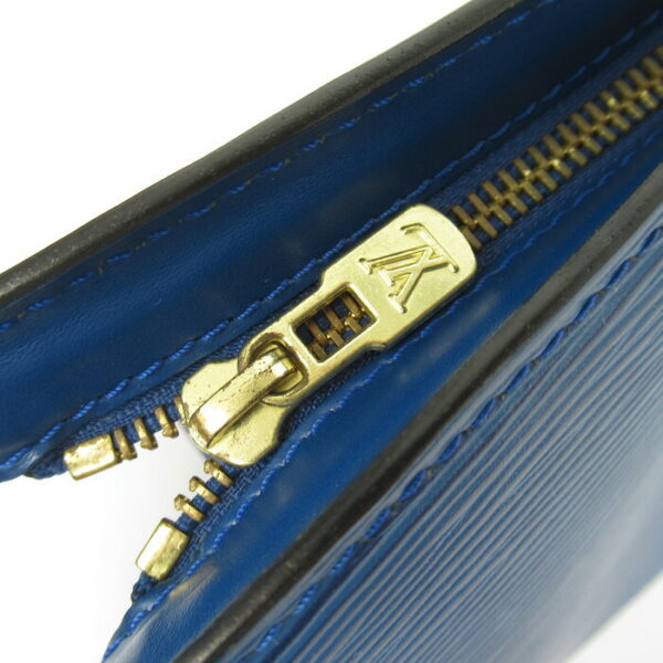 3100314 118 5 Louis Vuitton Sac Triangle Epi Shoulder Bag Blue