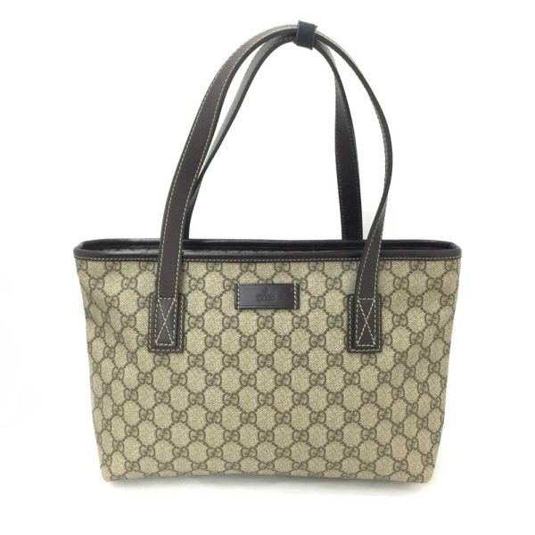 3100543 28n 1 Gucci Tote Bag GG Supreme Beige Brown Shoulder Bag