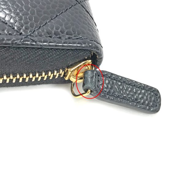 31015599315 14 05u CHANEL Long Wallet Caviar Skin