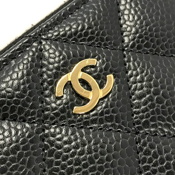 31015599315 14 07u CHANEL Long Wallet Caviar Skin