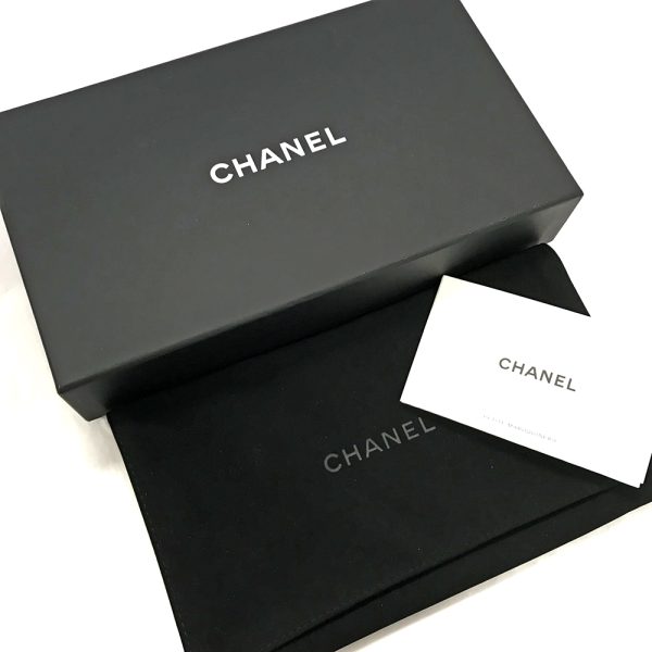 31015599315 14 12u CHANEL Long Wallet Caviar Skin