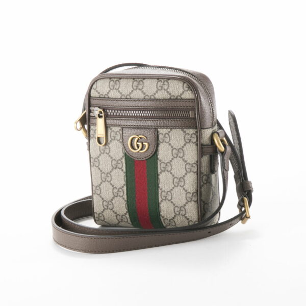 320100kwa190095 Gucci GG Supreme Shoulder Bag Ophidia