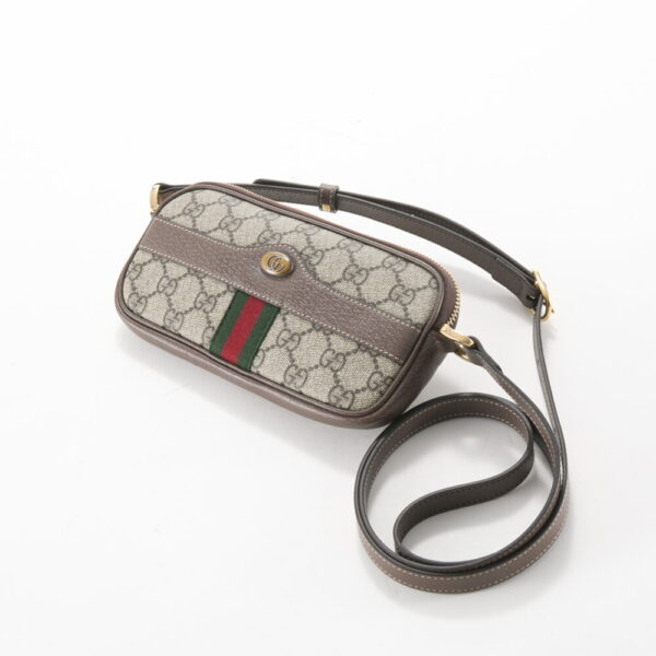 320100kwa190096 Gucci GG Supreme Mini Shoulder Bag Ophidia