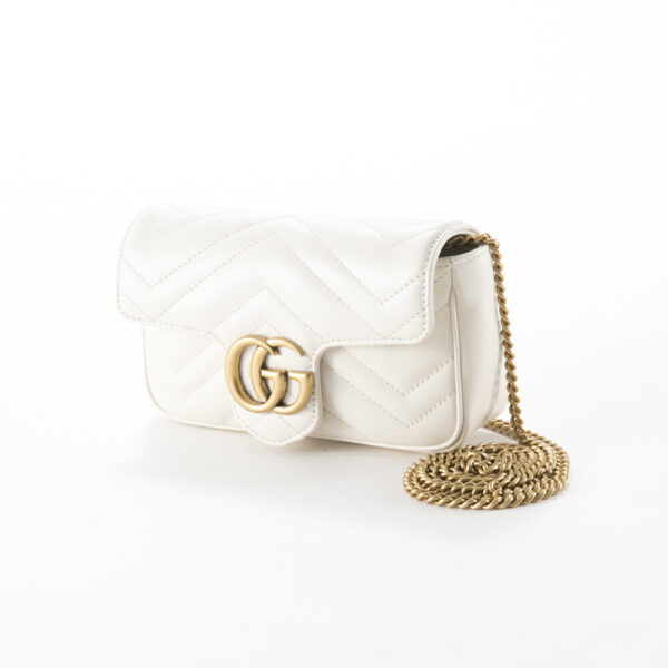 320100kwa190097 1 Gucci GG Marmont Quilted Mini Chain Shoulder Bag