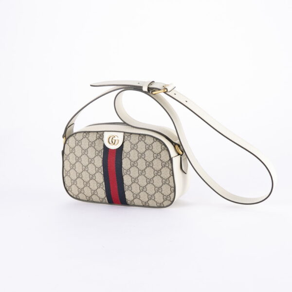 320100kwa390005 Gucci GG Supreme SM Shoulder Bag Ophidia Black