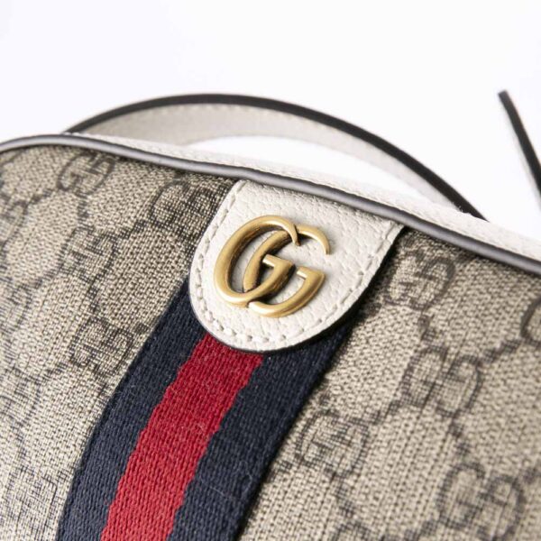 320100kwa390005 4 Gucci GG Supreme SM Shoulder Bag Ophidia Black