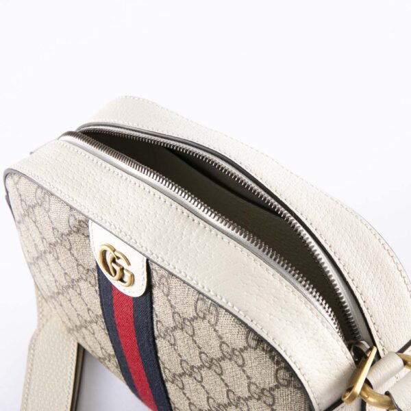 320100kwa390005 6 Gucci GG Supreme SM Shoulder Bag Ophidia Black