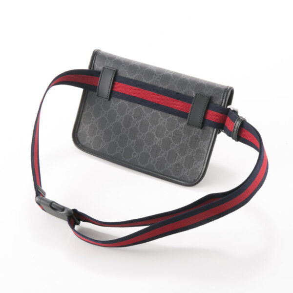 320110kma190015 1 Gucci GG Black Belt Bag