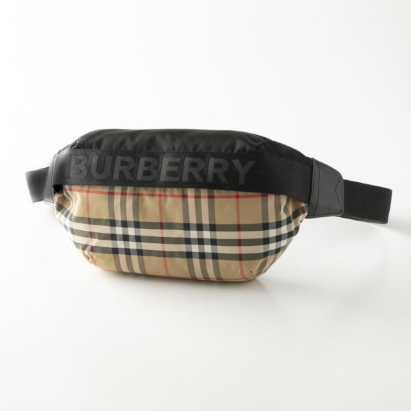 320110kwa390003 Burberry Check Sonny Waist Bag