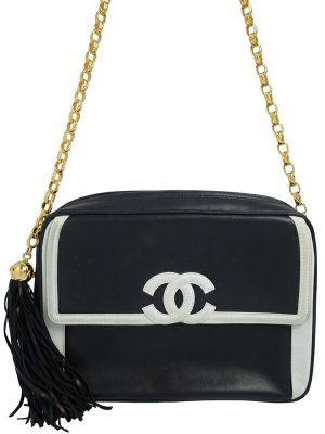 3210172310013 CHANEL CC Filigree Black caviar skin shoulder bag