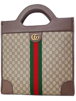 3210315650013 GUCCI Horsebit Tote Bag Tote Bag Leather Black