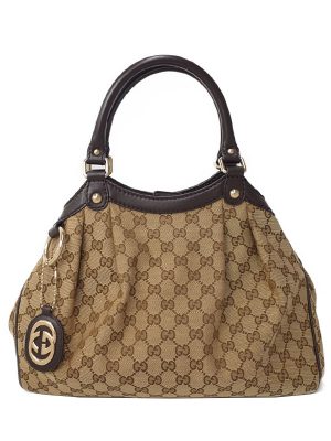 3220482970012 Louis Vuitton Monogram Sonatine Handbag Brown