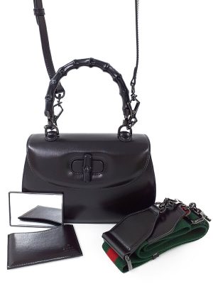 3240006130012 Gucci Micro Guccisima 2way Bag Handbag Black