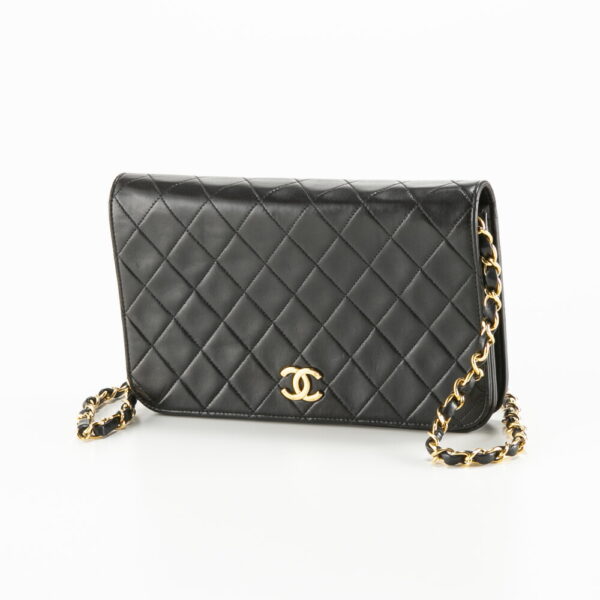 340100kwh090079 Chanel Full Flap Push Lock Chain Shoulder Bag