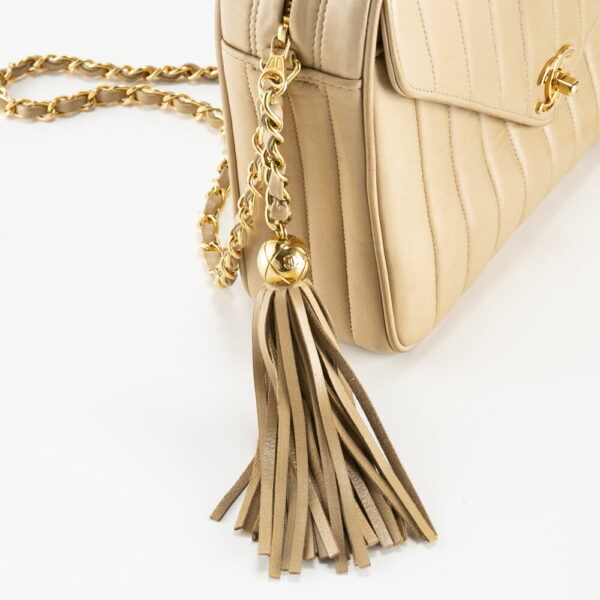 340100kwh390054 5 Chanel Mademoiselle Chain Shoulder Bag Fringe