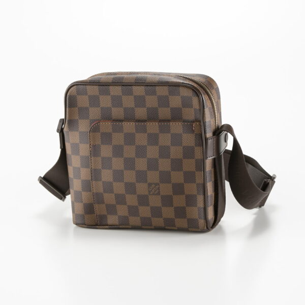 340100kwh390091 Louis Vuitton Damier Olaf PM Shoulder Bag