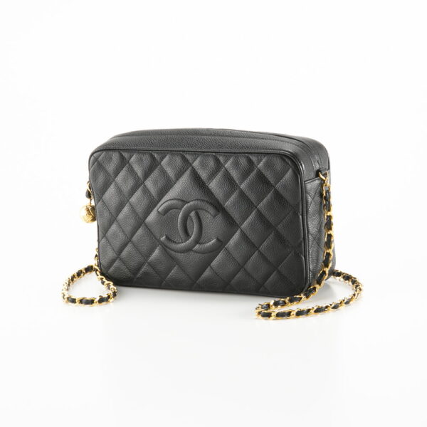 340100kwh490037 Chanel Caviar Skin Chain Shoulder Bag