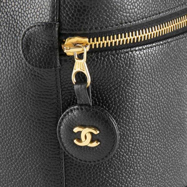 340200kwh390406 5 Chanel Caviar Skin Vanity Tote Bag