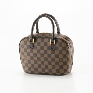 340200kwh390462 Louis Vuitton Soft Trunk Monogram Prism Handbag Brown