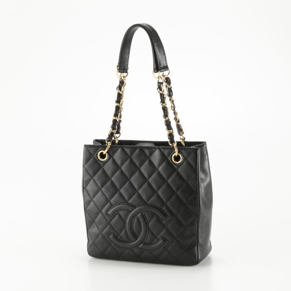 340200kwh390474 Chanel Caviar Skin PST Tote Bag