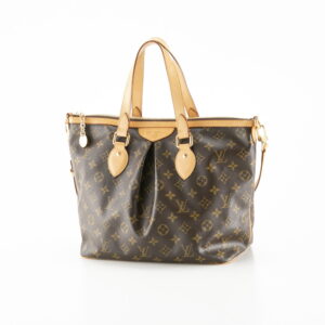 340200kwh490214 Louis Vuitton Viva Cite MM Monogram Shoulder Bag Brown