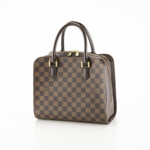 340200kwh490275 Louis Vuitton Black Calfskin Monogram Canvas City Steamer MM Tote