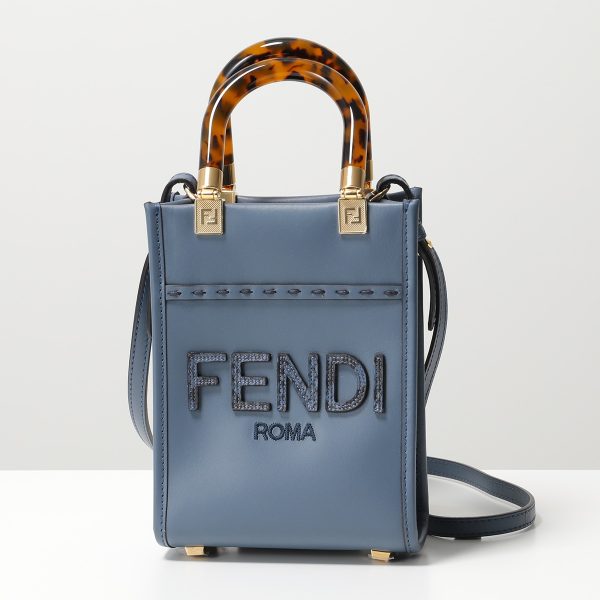 340712089 7 FENDI Shoulder Bag MINI SUNSHINE SHOPPER Python Bag