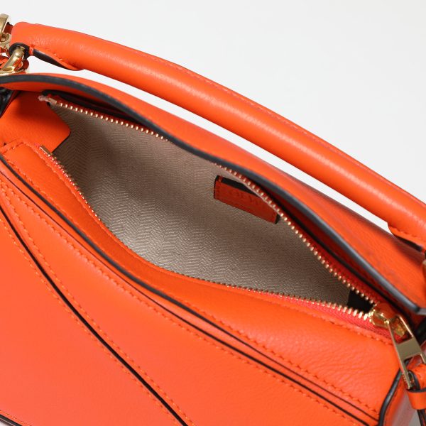 340916251 8 LOEWE Shoulder Bag PUZZLE MINI Bag Pochette ORANGE