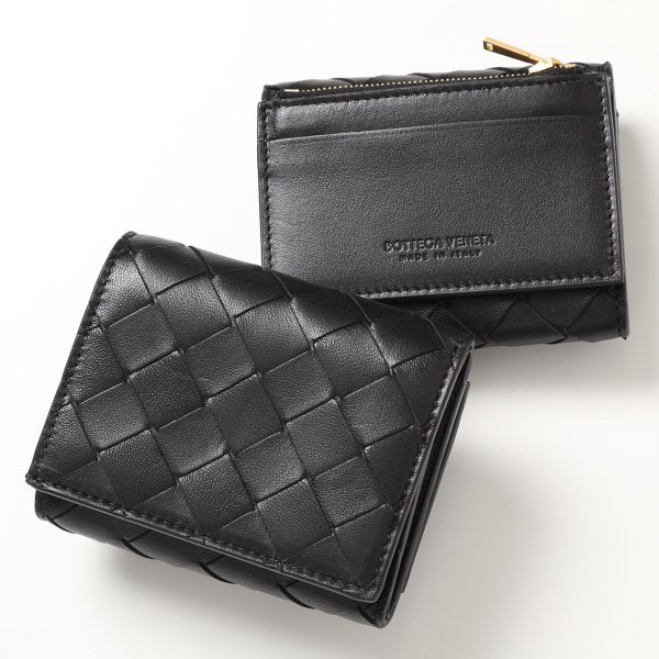 341014652 2 BOTTEGA VENETA Intrecciato Mini Wallet Coin Card Case