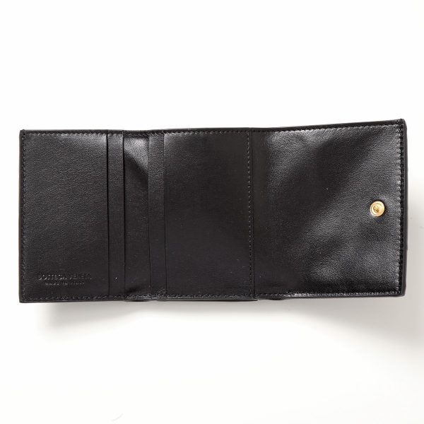 341014652 3 BOTTEGA VENETA Intrecciato Mini Wallet Coin Card Case