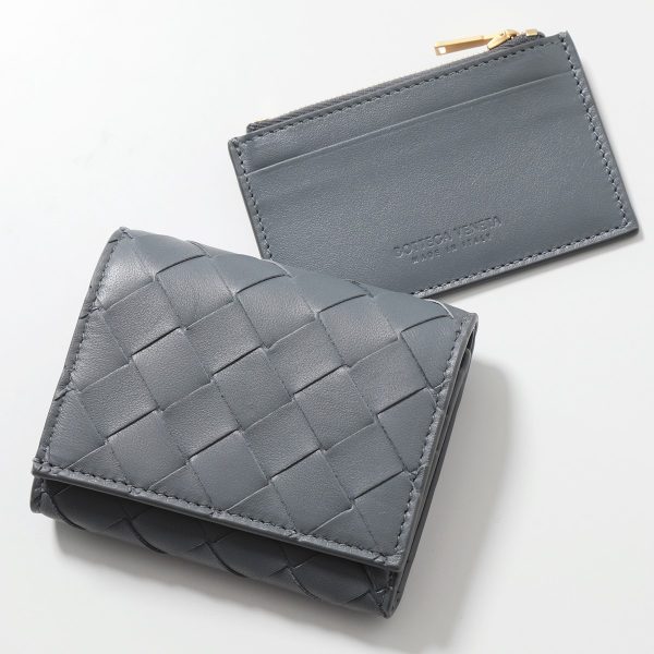 341014652 4 BOTTEGA VENETA Intrecciato Mini Wallet Coin Card Case