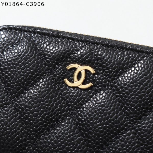 350213456 3 CHANEL MATELASSE Caviar Lambskin Quilted Wallet CocoMark