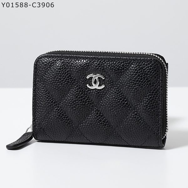 350213456 4 CHANEL MATELASSE Caviar Lambskin Quilted Wallet CocoMark