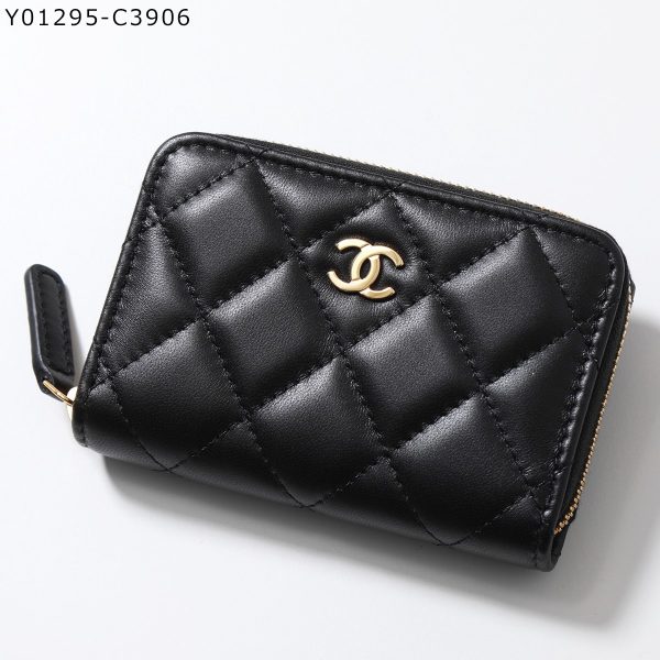 350213456 7 CHANEL MATELASSE Caviar Lambskin Quilted Wallet CocoMark