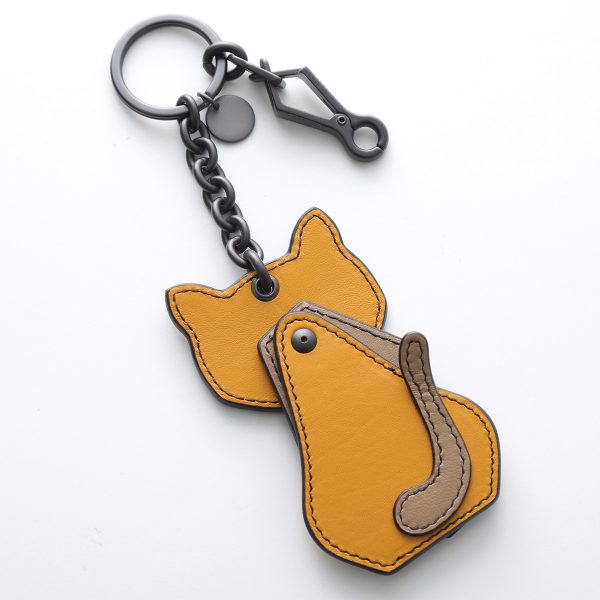 350309250 13 BOTTEGA VENETA Charm PORTACHIAVI Key Ring Intrecciato Animal Color