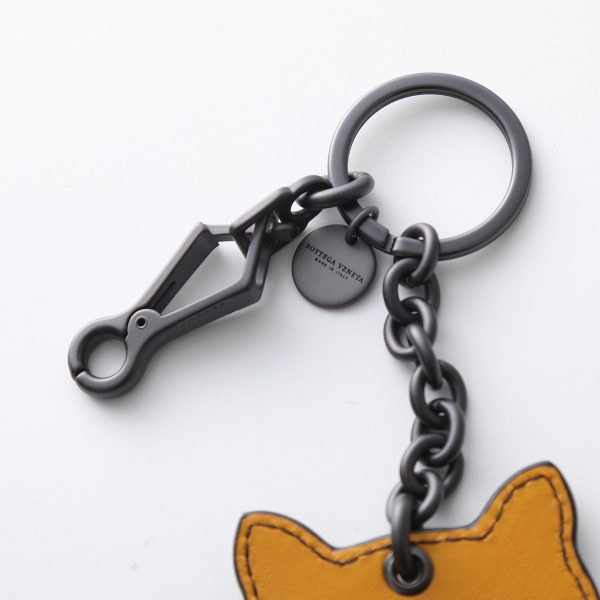 350309250 15 BOTTEGA VENETA Charm PORTACHIAVI Key Ring Intrecciato Animal Color