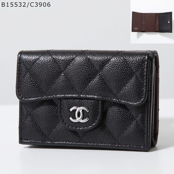 350313500 13 CHANEL MATELASSE Caviar Skin Lambskin CocoMark