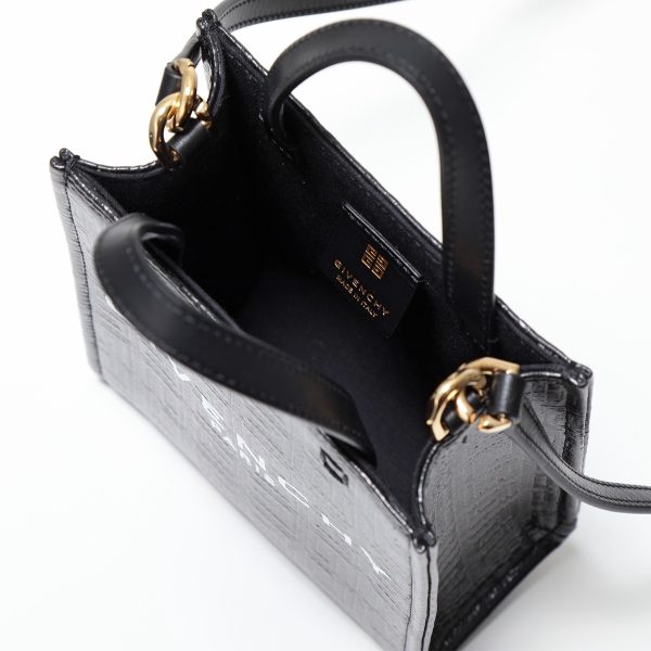 350421671 6 GIVENCHY Shoulder Bag MINI Mini Handbag GG BLACK