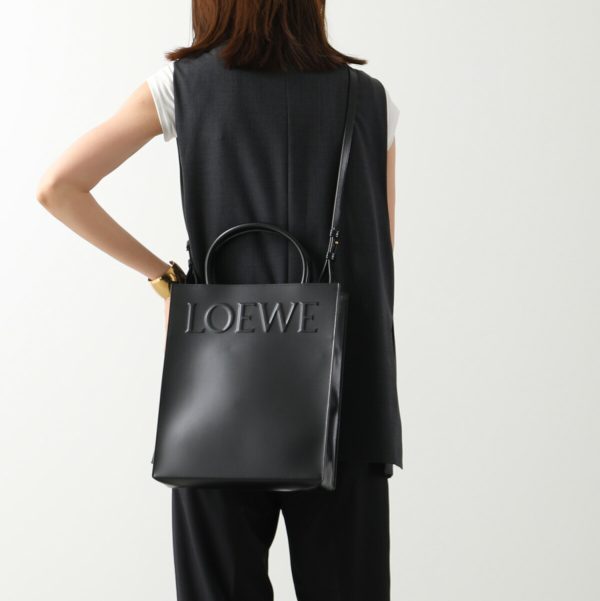 350610262 5 LOEWE Tote Bag STANDARD Shoulder Bag BLACK