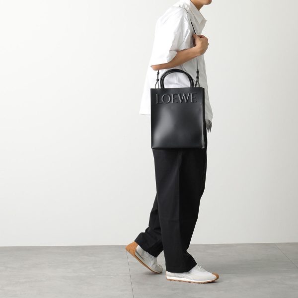 350610262 7 LOEWE Tote Bag STANDARD Shoulder Bag BLACK