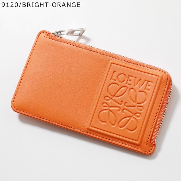 350724660 2 LOEWE Case Satin Calf Anagram Coin Card Holder Case