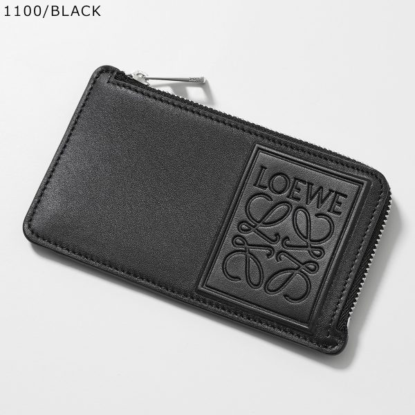 350724660 4 LOEWE Case Satin Calf Anagram Coin Card Holder Case