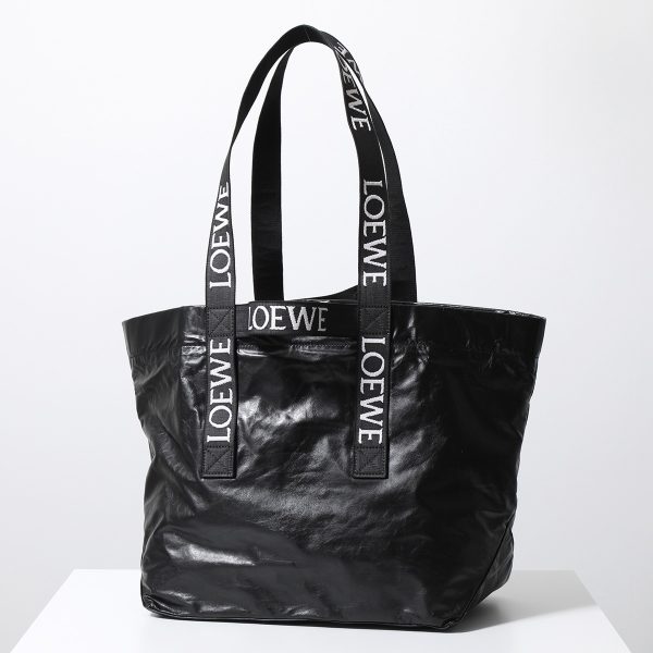 350808204 2 LOEWE Tote Bag SHOPPER Jacquard Paper Calf Shopping Bag